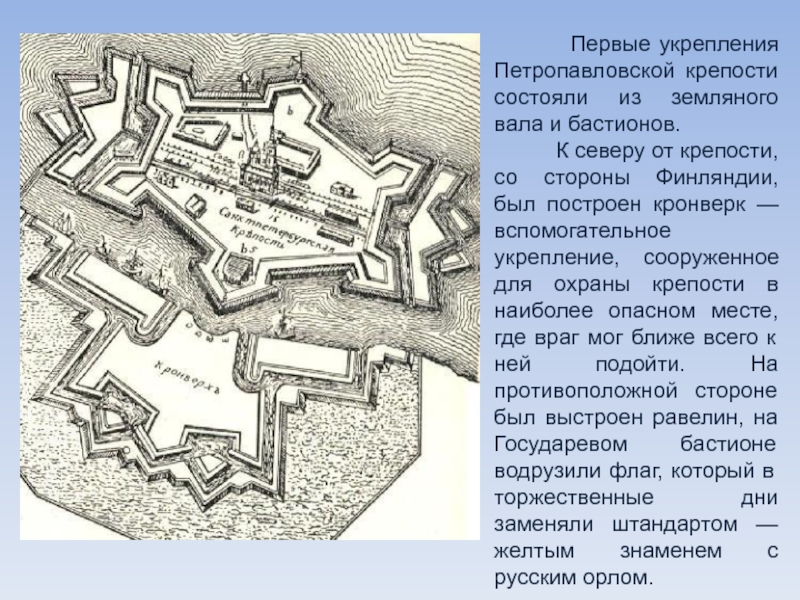 Проект петропавловской крепости