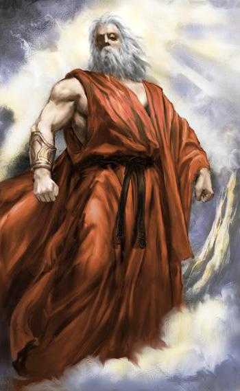 Рисунок древнегреческого бога